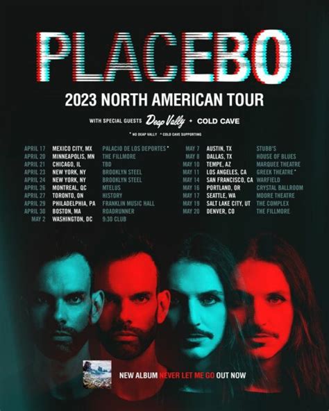 placebo tour 2023